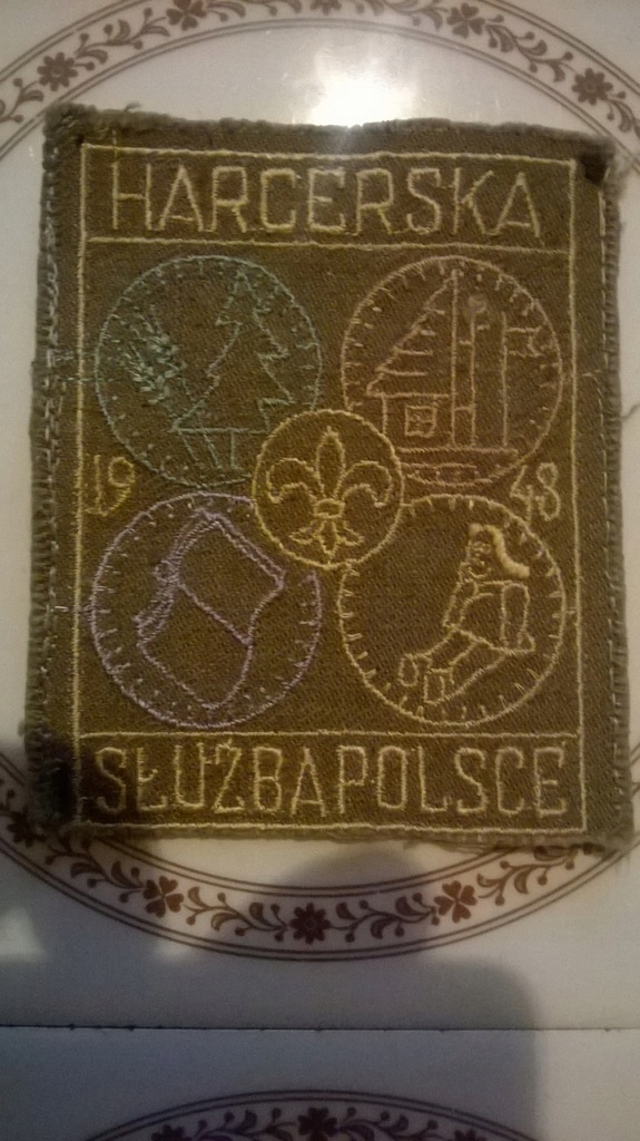 Naszywka HSP ZHP - oryginał 1948 r.