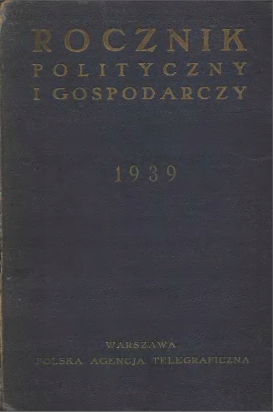 Rocznik polityczny i gospodarczy 1939