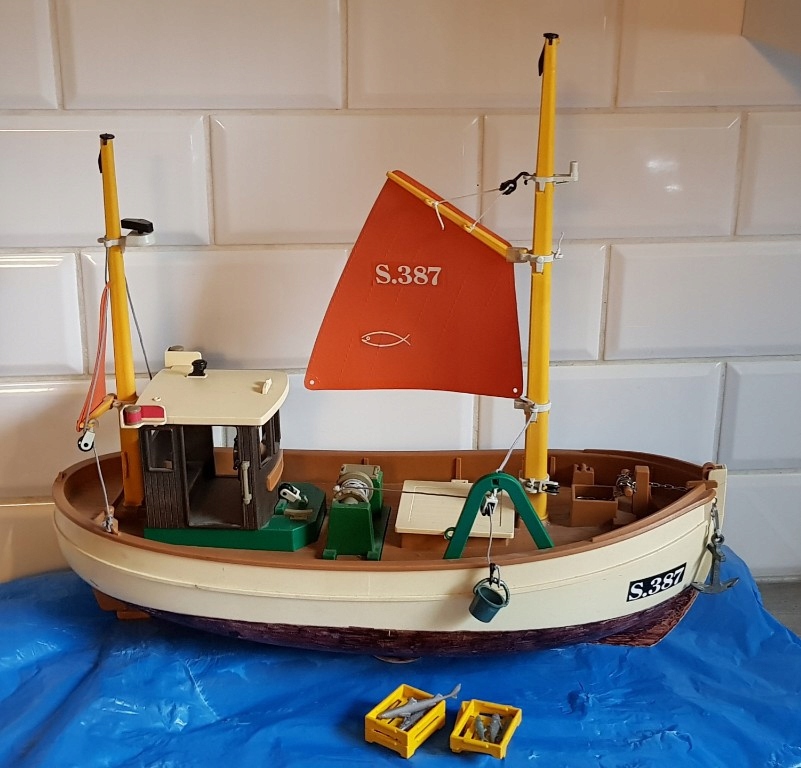 PLAYMOBIL DUŻY KUTER RYBACKI UNIKAT