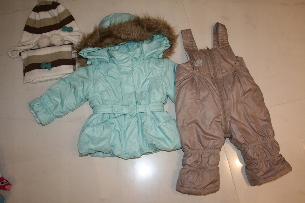 Komplet zimowy Wójcik kurtka spodnie 80 86 cm