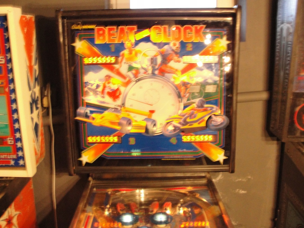 FLIPPER FLIPER PINBALL BEAT THE CLOCK