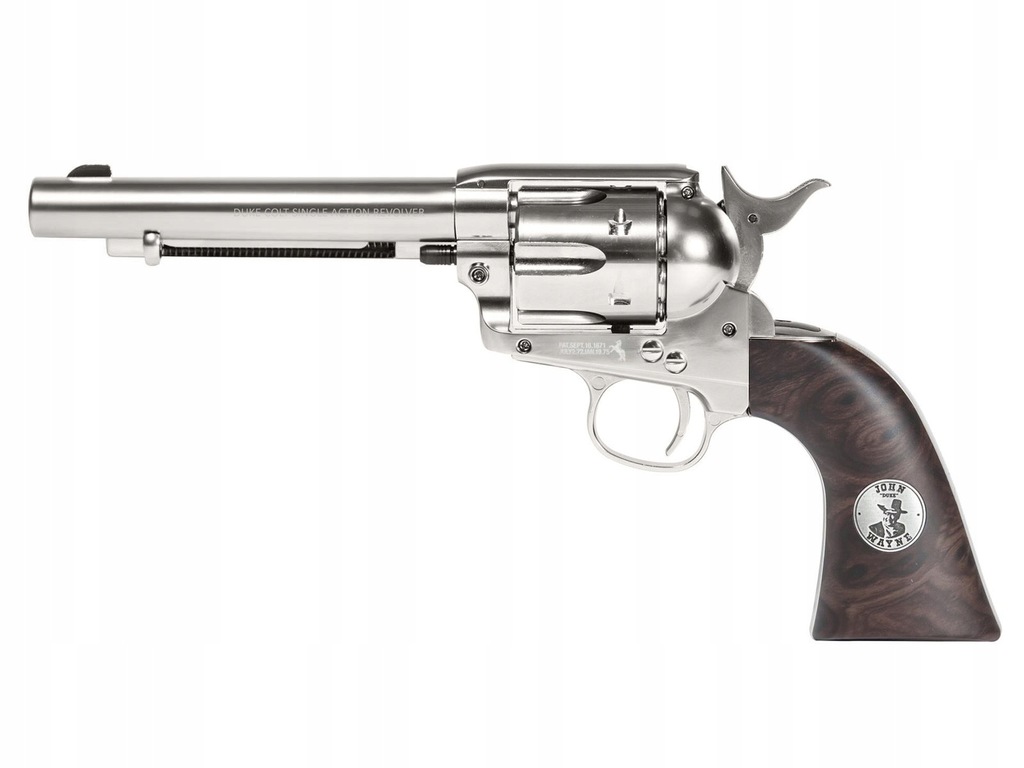 John Wayne DUKE COLT peacemaker REWOLVER nickel