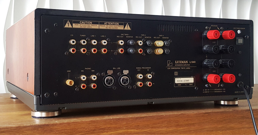 LUXMAN　L-540 Specifications of LUXMAN L-540 Luxman