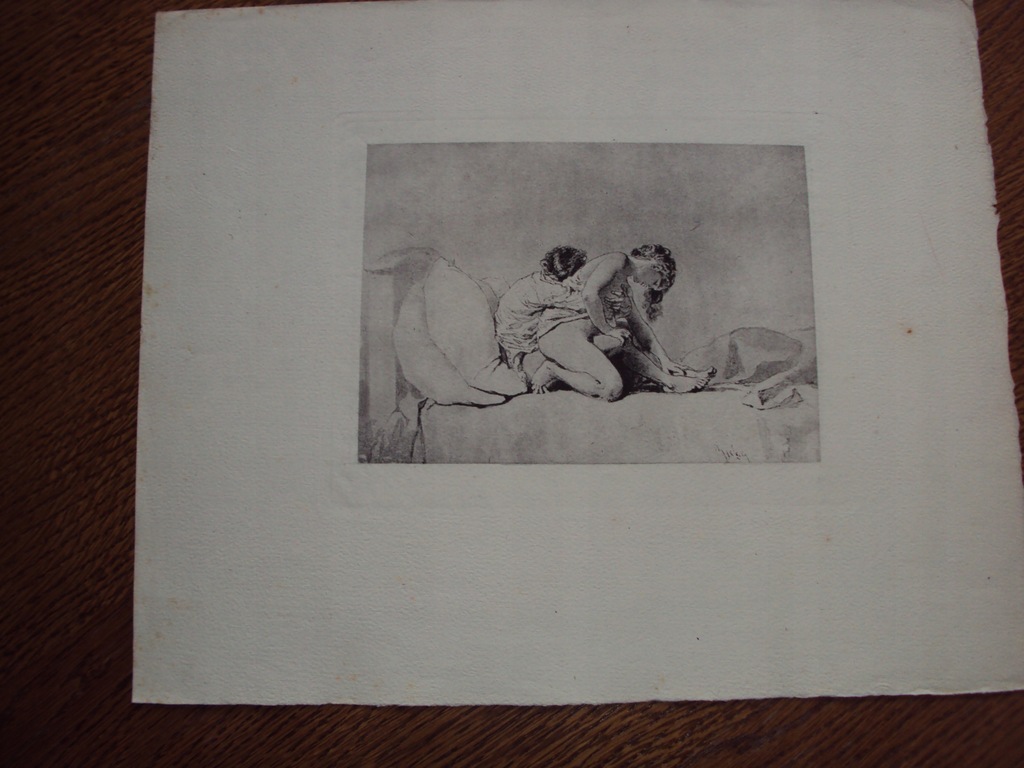 Mihaly Zichy 1827-1906 grafika erotyka 3