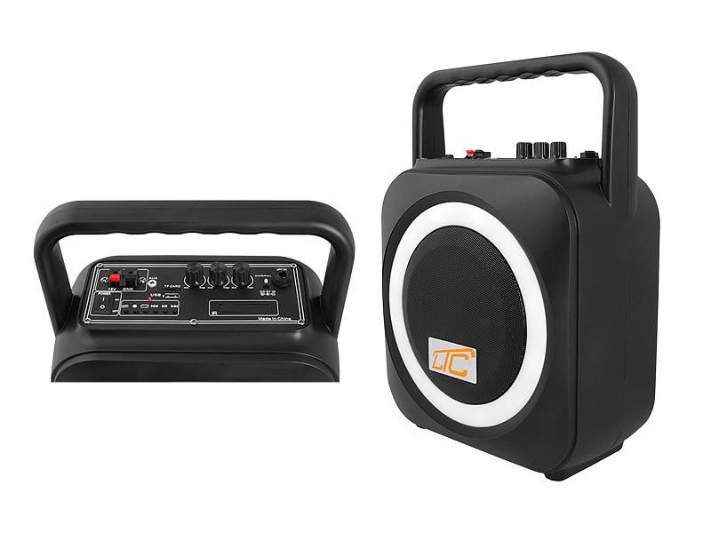 Głośnik przenośny Karaoke boombox BT SD USB FM blu 7295190850