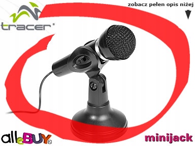 Tracer STUDIO mikrofon ze statywem minijack 3,5mm