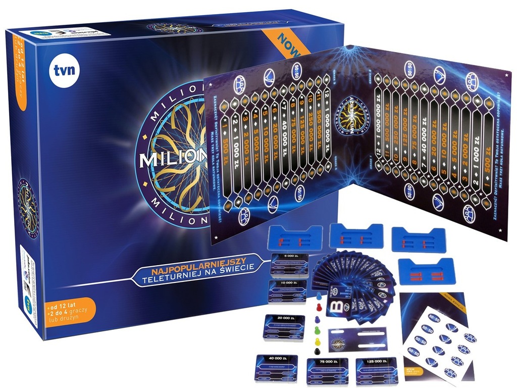 Milionerzy Dla Dzieci Od 5 Lat GRA MILIONERZY rodzinna PLANSZOWA NOWA TM Toys - 7253105406 - oficjalne