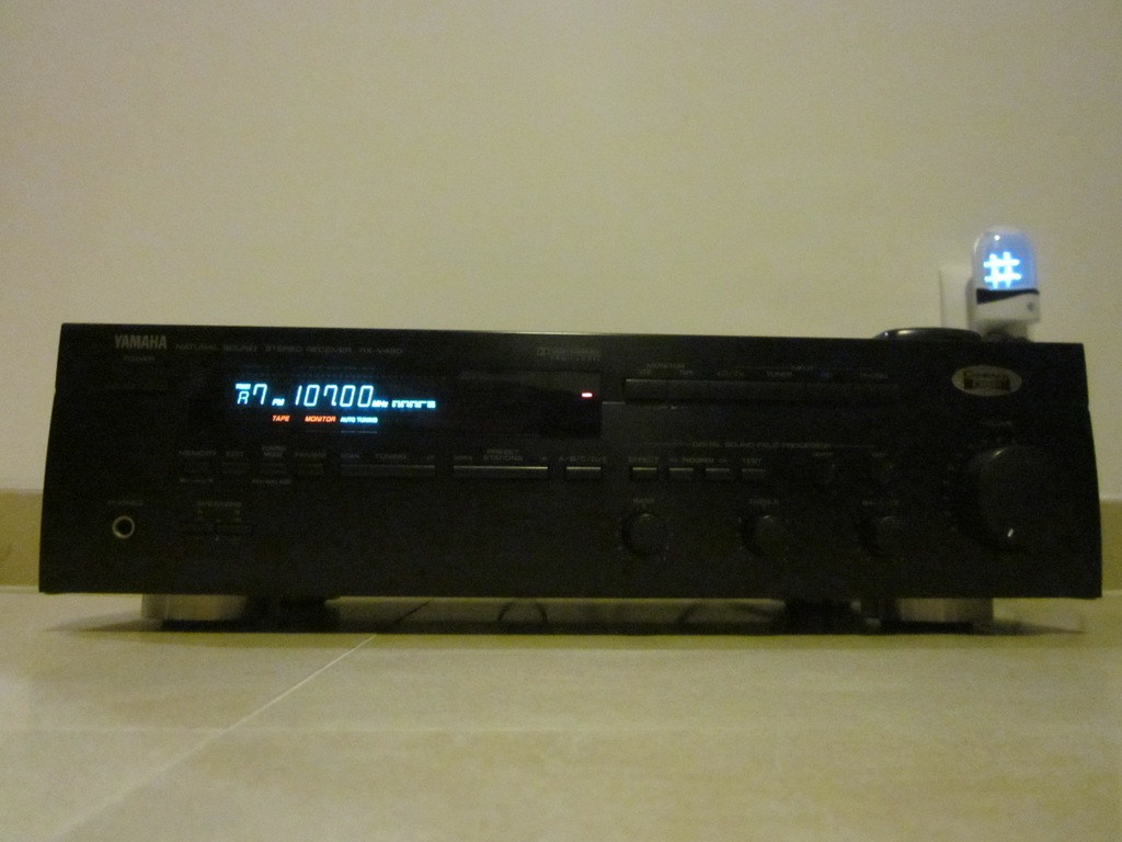 YAMAHA RXV480 Dolby ProLogic + oryg.pilot! 7223002463 oficjalne