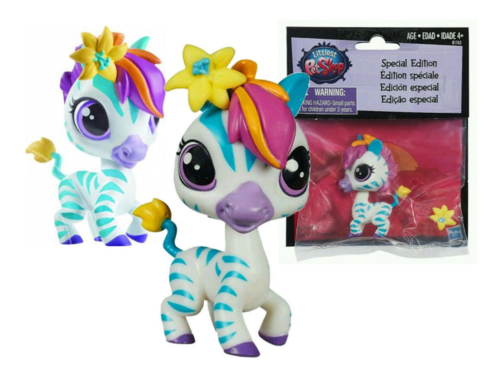 HASBRO Littlest Pet Shop ZEBRA Zinnia GARDNER 6cm 7037445346