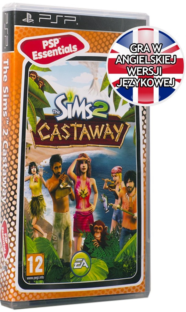 THE SIMS 2 CASTAWAY NOWA SIMSY BEZLUDNA WYSPA PSP ...