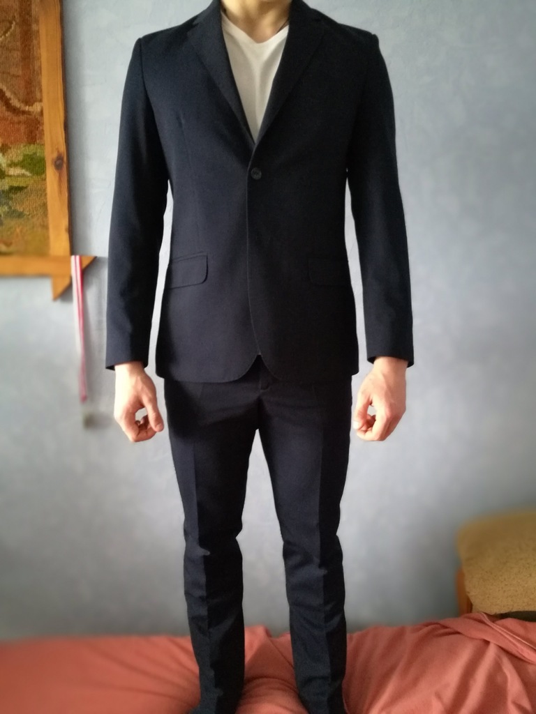 Garnitur 176cm Harry 2 SLIM Bruno Zinger KUBENZ
