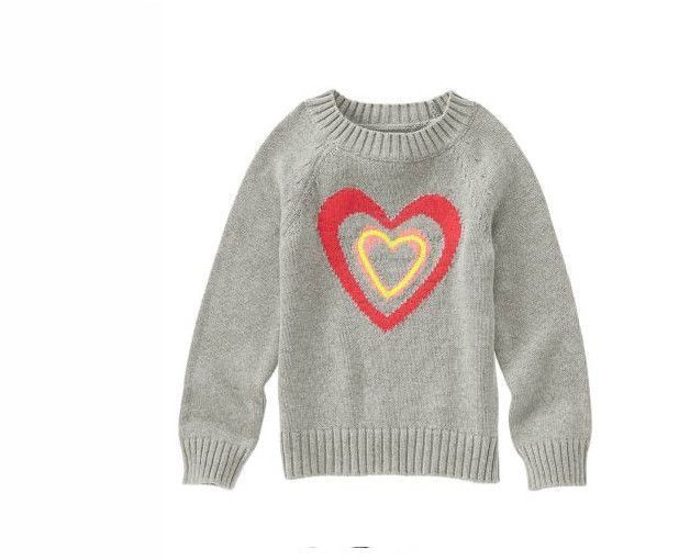 Gymboree sweter cekinowe serce 6-8 lat