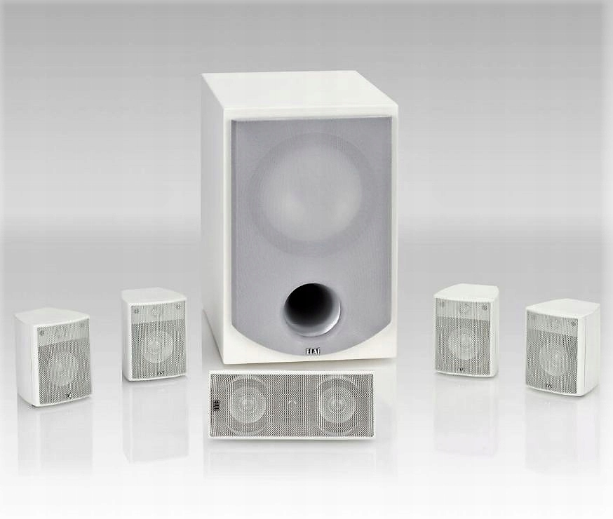 Zestaw głośników ELAC STARLET 5.1 WHITE HIGH GLOSS