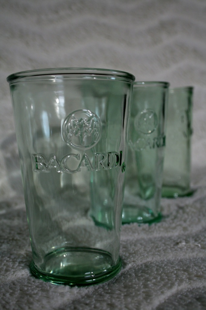 Szklanka BACARDI komplet 3 SZTUKI