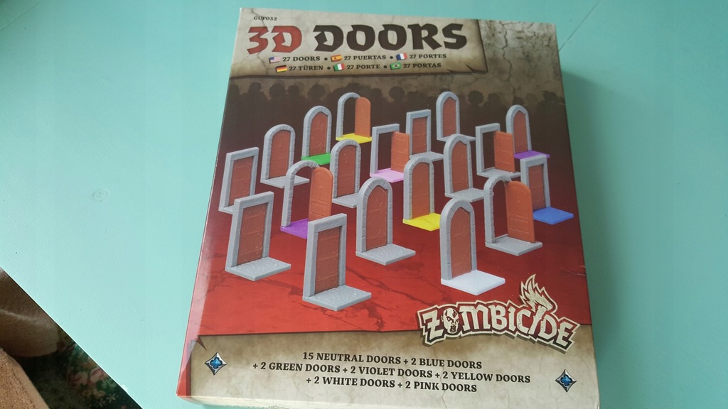 Zombicide Black Plague 3D Doors