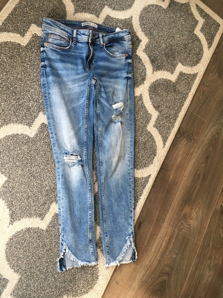 Spodnie jeansy ZARA niebieskie 36