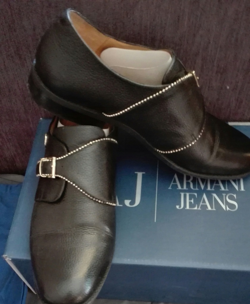 Armani Jeans buty skórzane