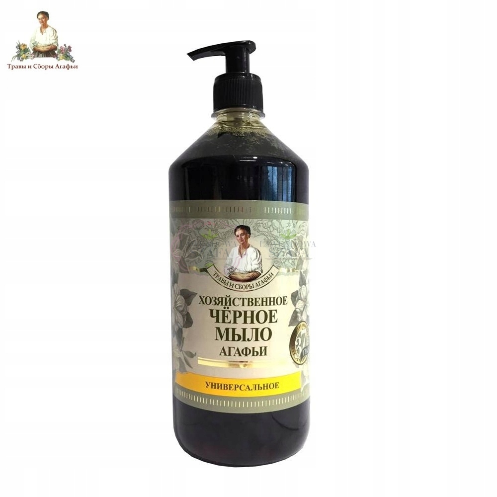 4630007836362 BANIA AGAFII CZARNE MYDŁO 1000 ML