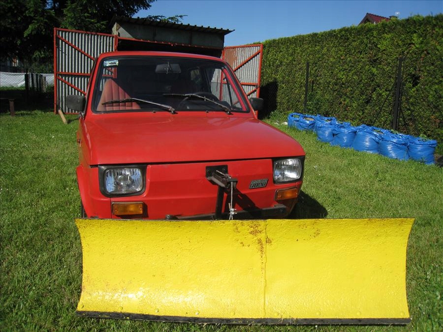 Fiat 126p Z Plugiem Do Odsniezania 7686222432 Oficjalne Archiwum Allegro