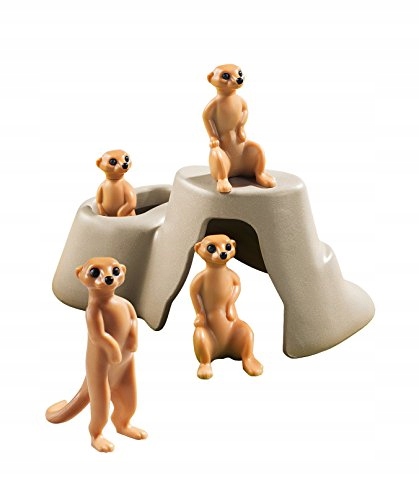 PLAYMOBIL 6655 Rodzina Surykatek Kompletny Zestaw