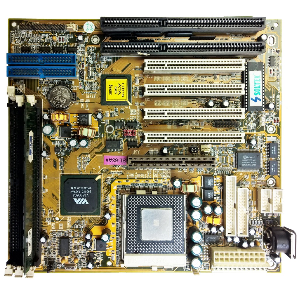 2XISA SOLTEK SL-63AV iCELERON 400 64 MB 100% VvC