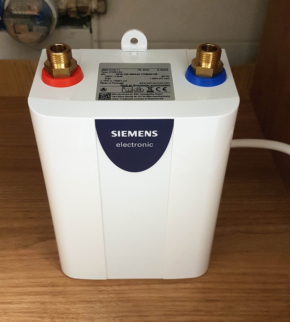 Siemens DE04101 3.6 kW Podgrzewacz wody Okazja !!