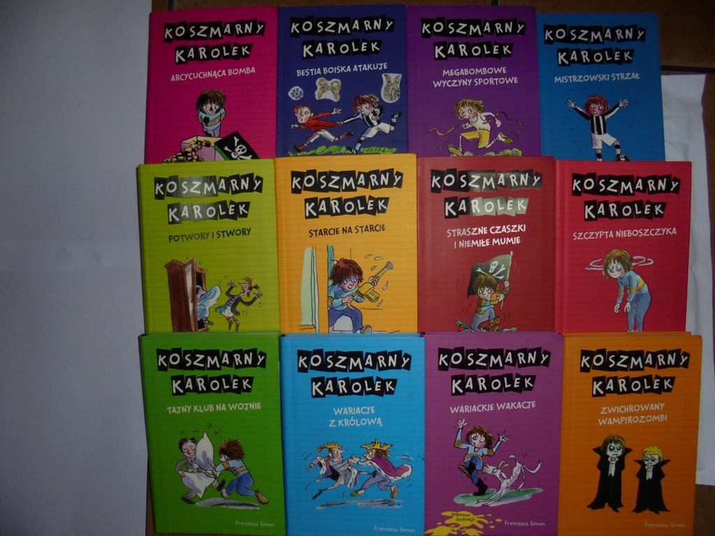 Koszmarny Karolek Francesca Simon x 12 tytułów