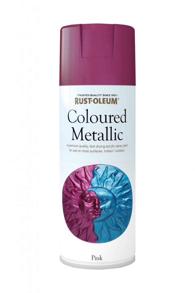 METALICZNA FARBA W SPRAYU RUSTOLEUM RÓŻOWA 400ML