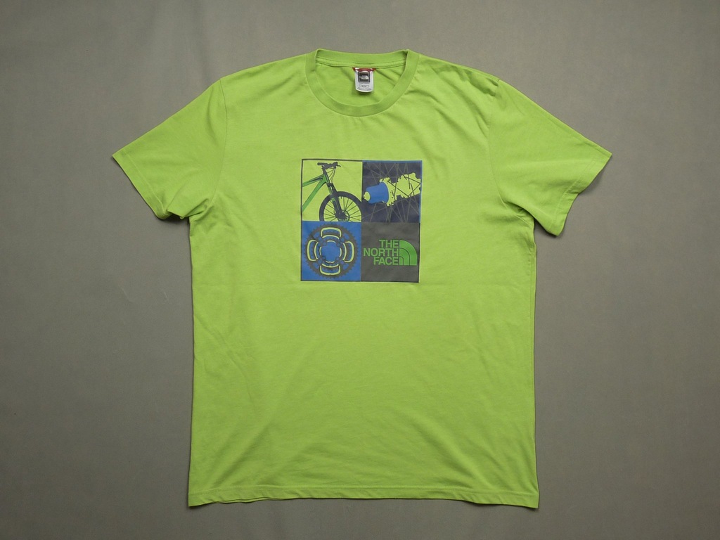 THE NORTH FACE Zielona Koszulka T-Shirt Tee  XL