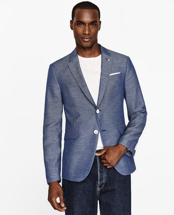 ZARA MAN MARYNARKA LNIANA MĘSKA 50 L