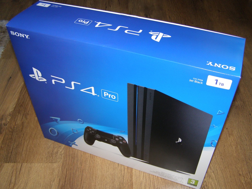 PUDEŁKO BOX OD PLAYSTATION 4 PRO PS4 CUH-7016B PL - 7235072292 ...
