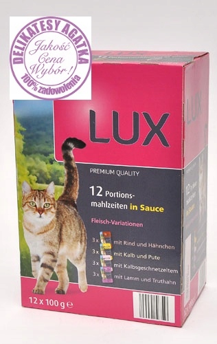 EDEL CAT LUX KARMA dla kota Z NIEMIEC 12szt_x100g