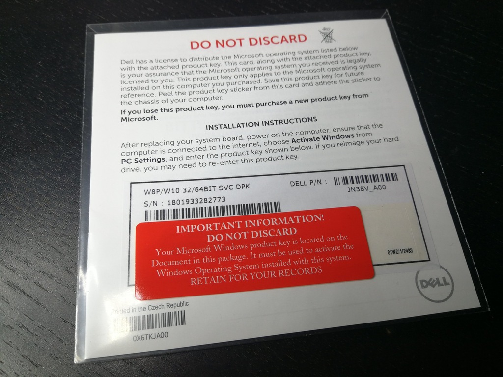 Licencja 2w1 Windows 8 Pro + Windows 10 32/64bit