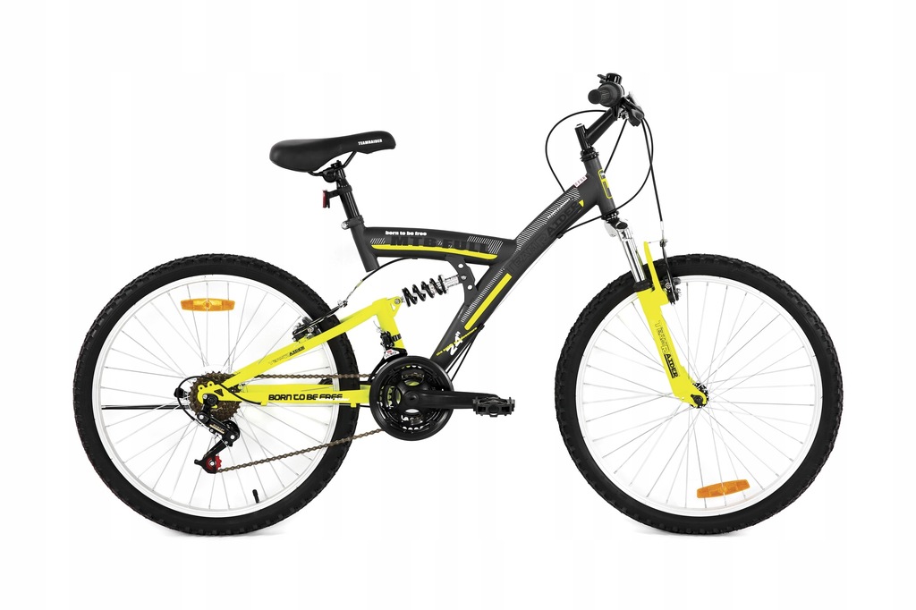 ROWER MTB FULL górski 24 podwójnie amortyzowany