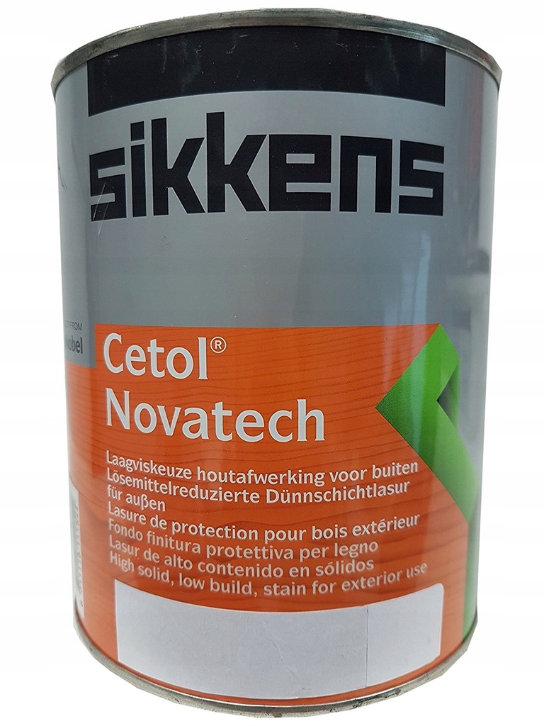 Sikkens - Cetol Novatech 1L - Lasure bois extérieur
