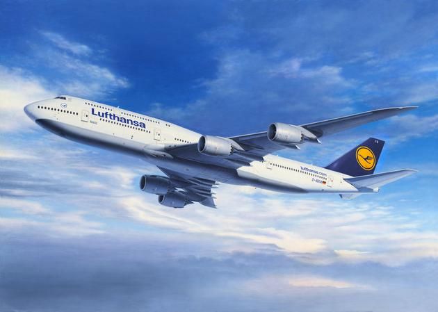 Revell 1:144 Boeing 747-800 wersja międzynarodowa