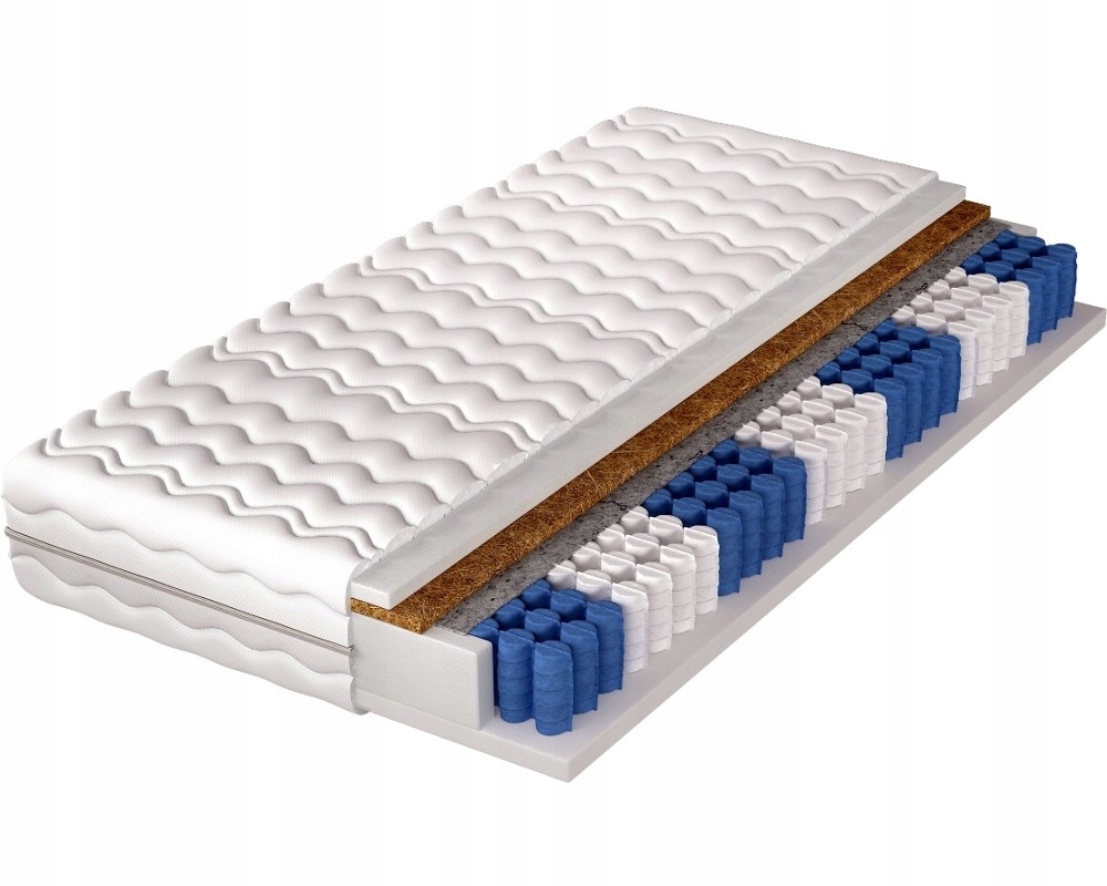 Materac 90x200 OXAM kieszeniowy dwustronny H3 H4 7547825636