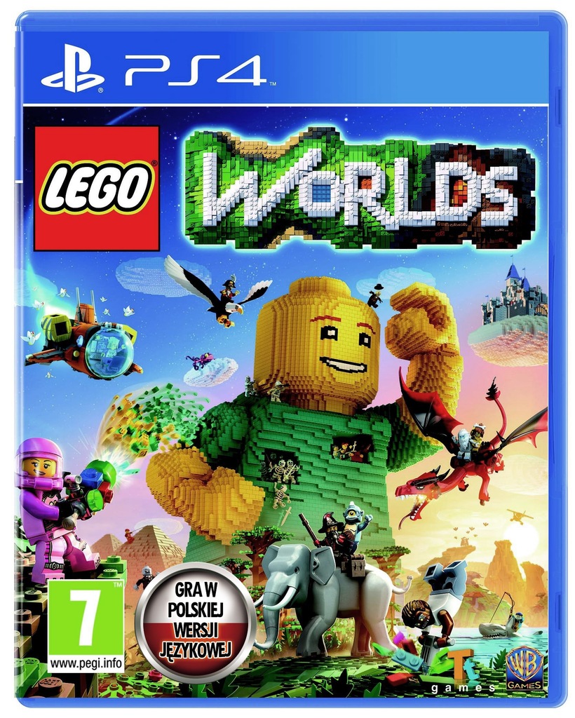 LEGO WORLDS PS4 -PL- NOWY MINECRAFT 2017 +GRATIS