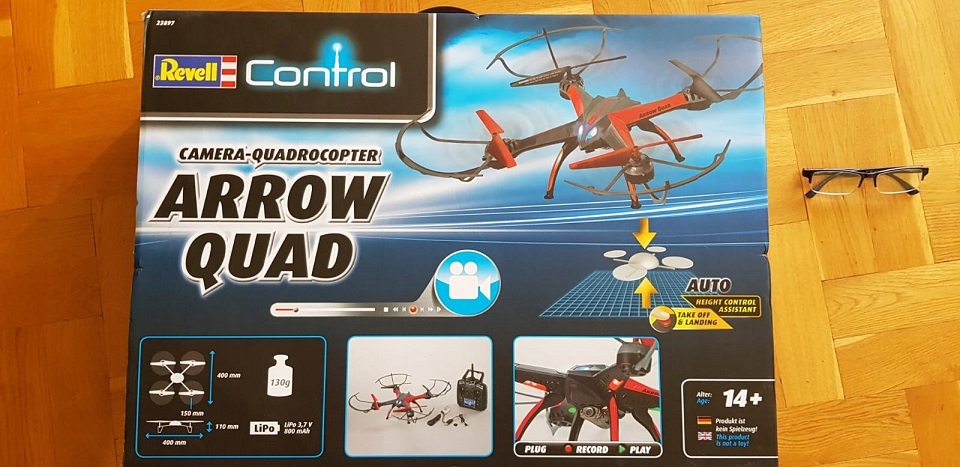 Dron Revell Control 23897 Quadcopter Arrow Quad