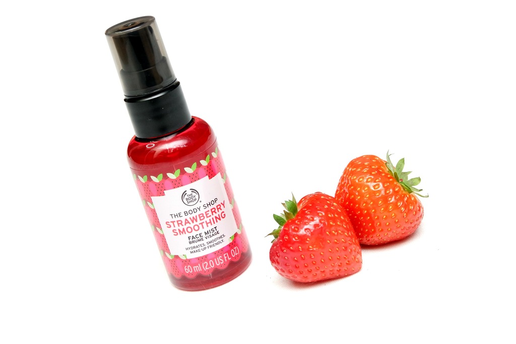 Body shop strawberry 2025 smoothing face mist