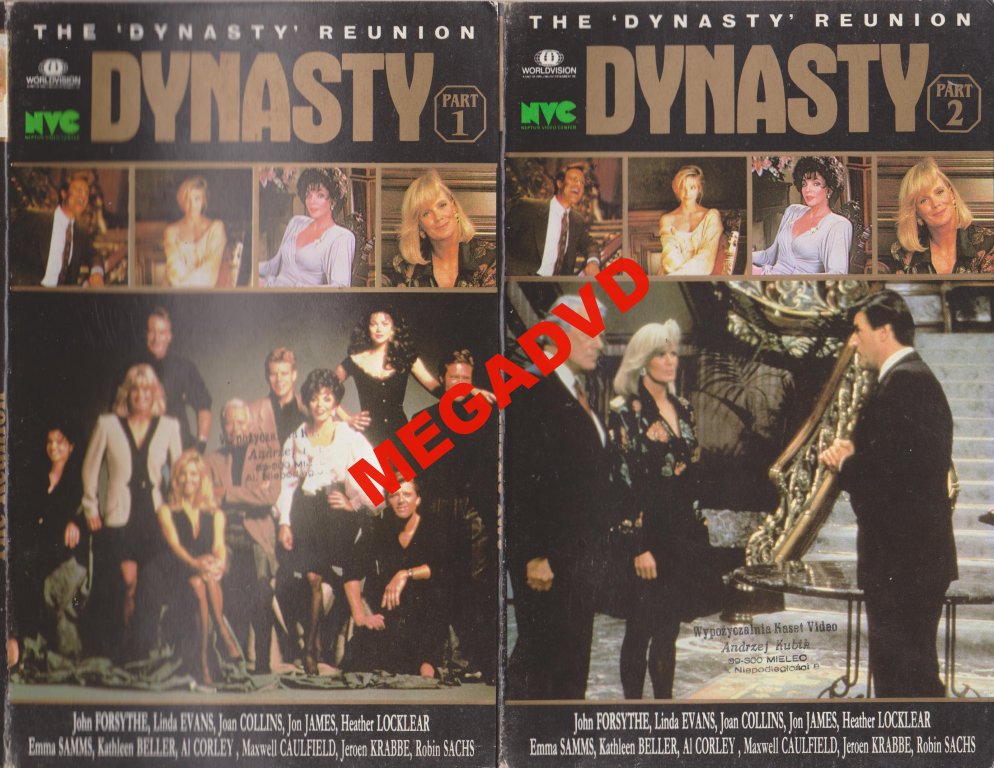 [VHS-1017] DYNASTIA POJEDNANIE cz 1 i 2 -- rarytas