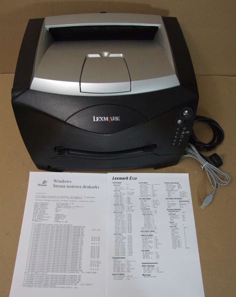 Lexmark E330 28426wydr toner kable zobacz
