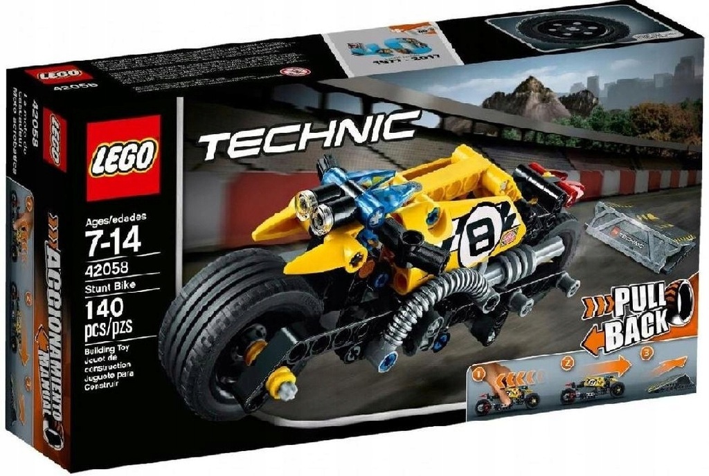 LEGO POLSKA Technic Kaskaderski motocykl