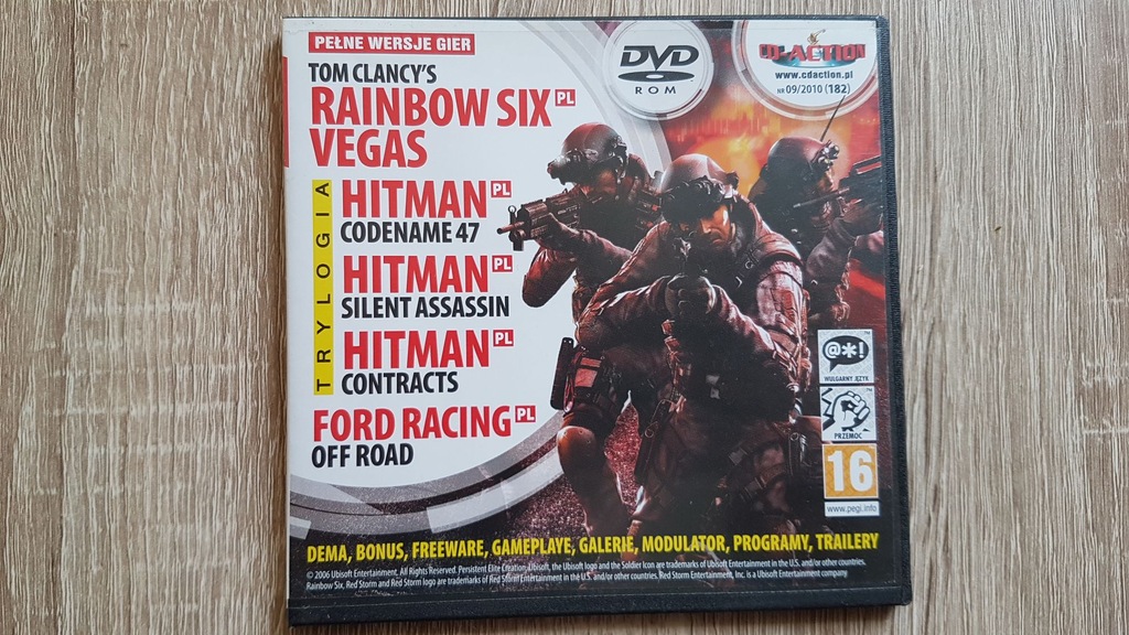 Rainbow Six Vegas, Hitman 1,2,3 CDA 182