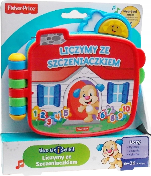 Fisher-Price SZCZENIACZEK KSIĄŻECZKA LICZYMY CJW67