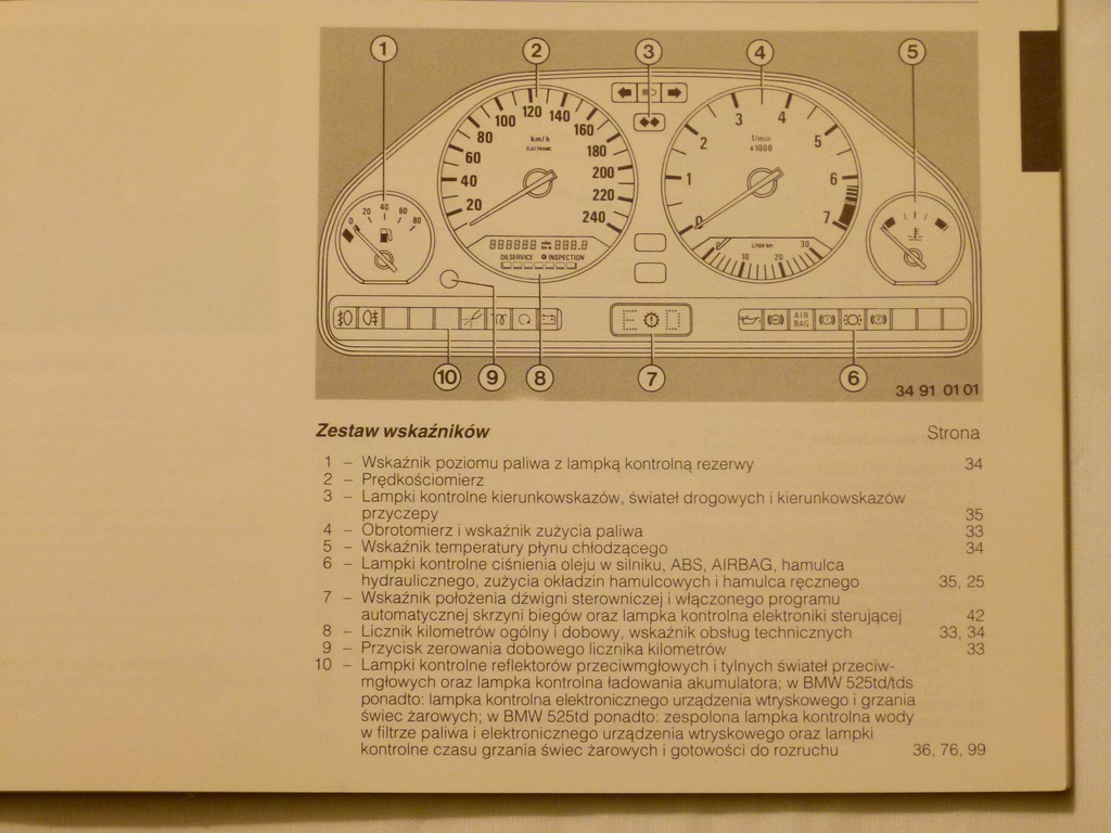 BMW E34 Instrukcja obsługi Język POLSKI Oryginał