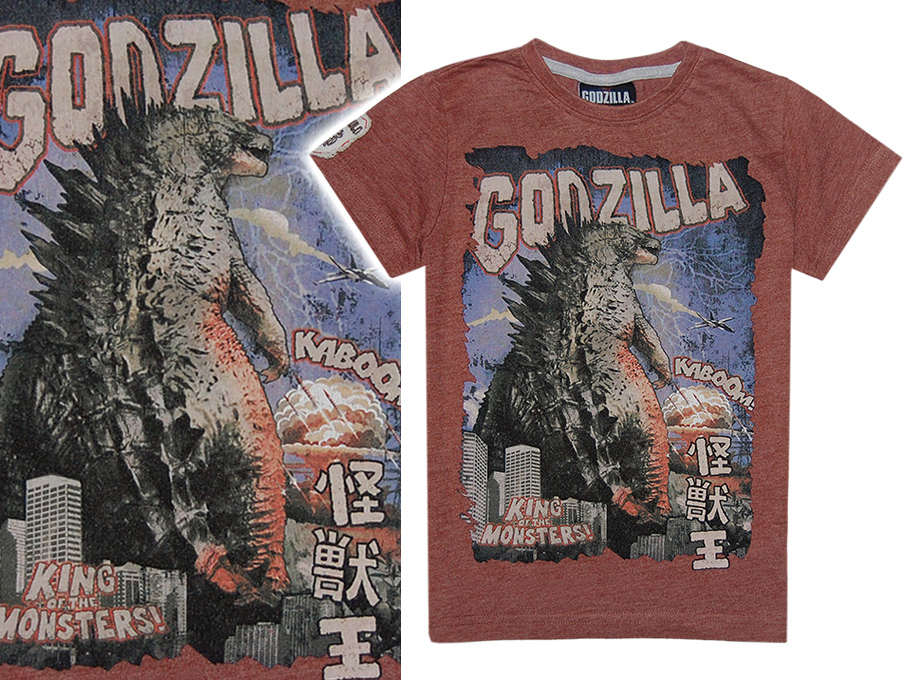 NEXT *** KOSZULKA grafika GODZILLA *** 104-110