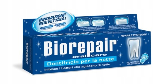 BIOREPAIR Noc pasta do zębów na NOC bez fluoru