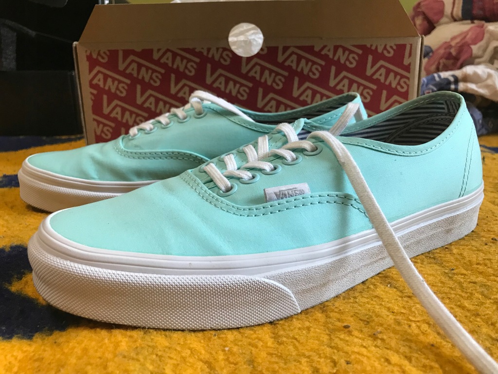 VANS 38 miętowe mięta mint Vansy tenisówki bdb