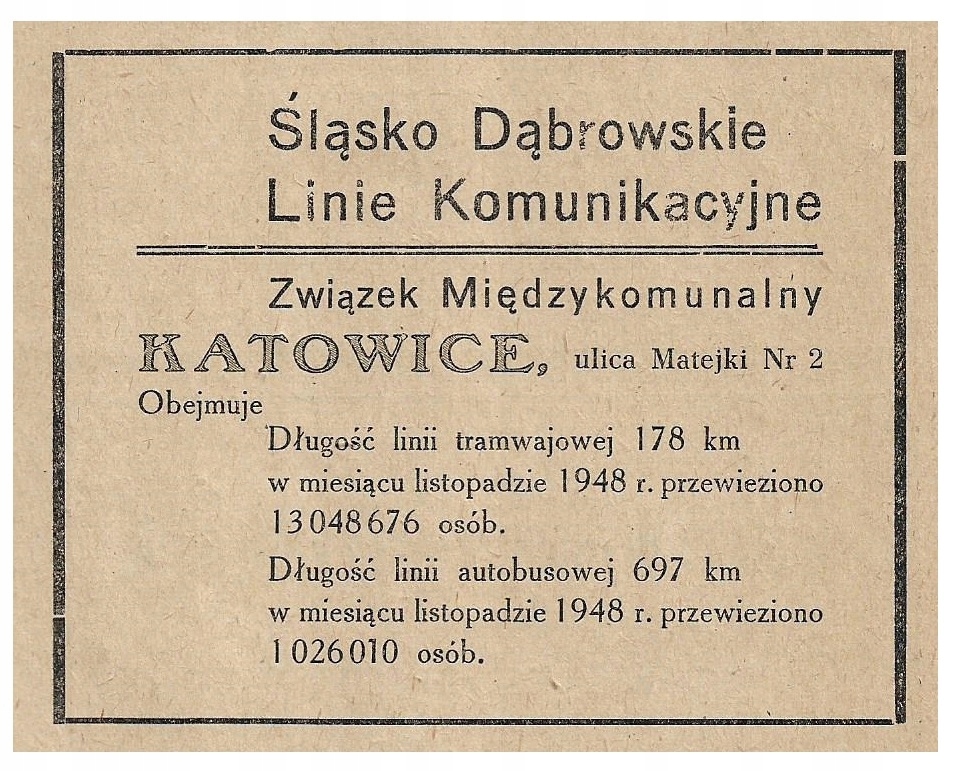 TRAMWAJ KATOWICE CZĘSTOCHOWA SOSNOWIEC BIELSKO